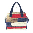 FEILER フェイラー 2WAYバッグ 良好 マルチカラー シェニール織 レディース 多機能 bag 鞄 【中古】(4)