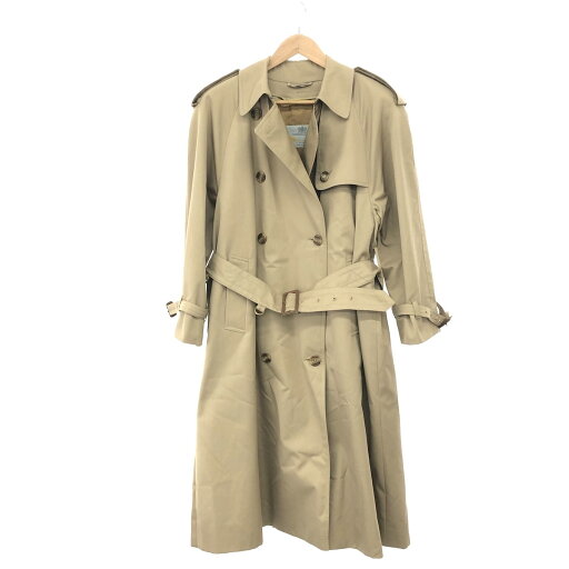 Aquascutum アクアスキュータム ライナー付き ロング丈 トレンチコート ベージュ レディース アウター イングランド製 【中古】 Aquascutum アクアスキュータム ライナー付き ロング丈 トレンチコート ベージュ レディース アウター イングランド製 【中古】