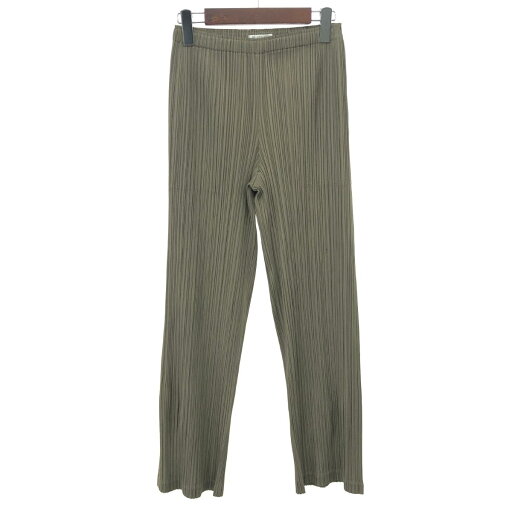 PLEATS PLEASE プリーツプリーズ パンツ サイズ:1 PP51-JF402 カーキ レディース ボトムス 【中古】 PLEATS PLEASE プリーツプリーズ パンツ サイズ:1 PP51-JF402 カーキ レディース ボトムス 【中古】