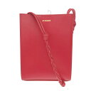 JIL SANDER ジルサンダー タングルスモール ショルダーバッグ 良好 レッド レザー レディース 斜め掛け bag 鞄 【中古】