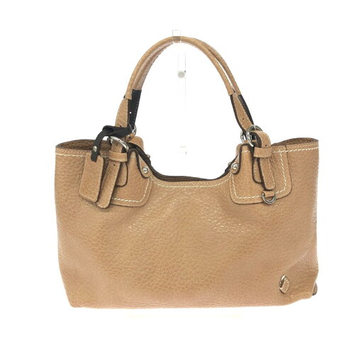 PELLE BORSA ペレボルサ ハンドバッグ ブラウン レザー レディース bag 鞄 【中古】 PELLE BORSA ペレボルサ ハンドバッグ ブラウン レザー レディース bag 鞄 【中古】