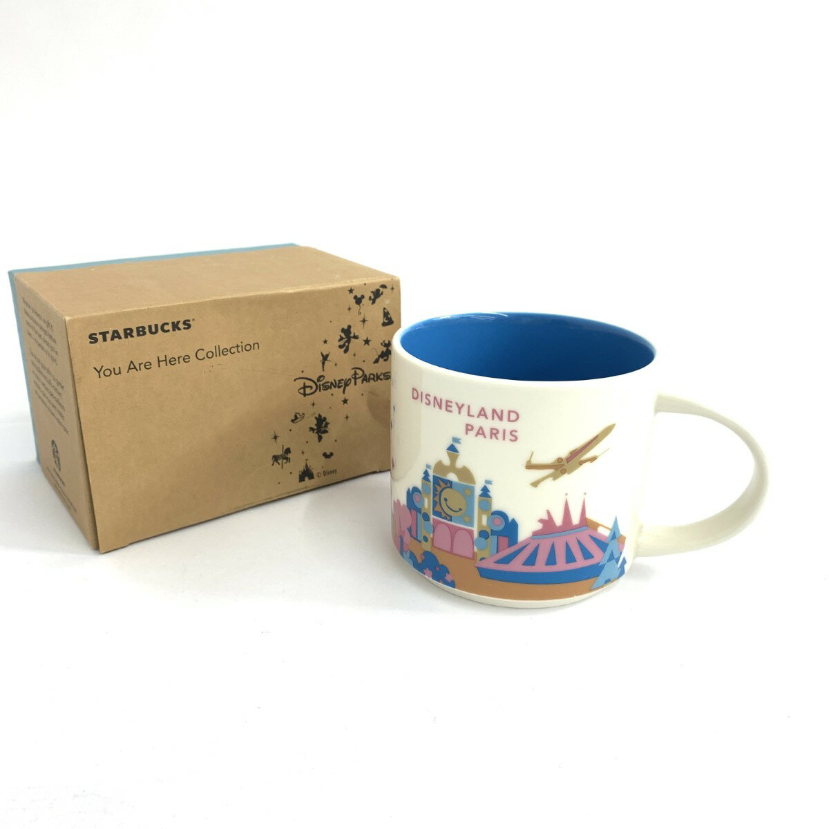 STARBUCKS スターバックス スタバ DISNEYLAND PARIS ディズニーランドパリ マグカップ 未使用品 414ml 洋食器 【中古】のサムネイル
