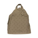HANAE MORI ハナエモリ マルチウェイリュック ベージュ ナイロン 蝶 レディース リュックサック バックパック bag 鞄 【中古】