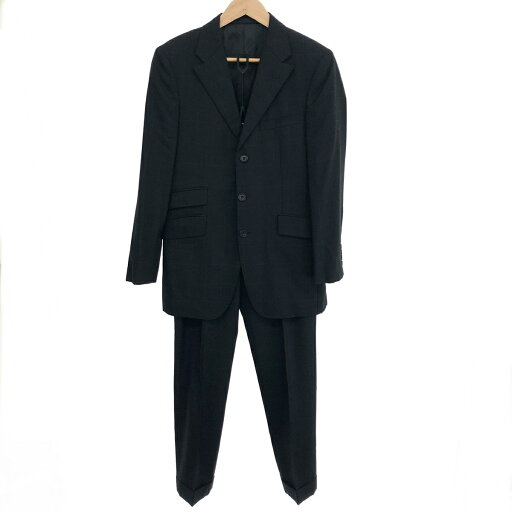 BURBERRY BLACK LABEL バーバリーブラックレーベル 3Bスーツ セットアップ 良好 サイズ:38 ブラック メンズ ウィンドペーン 上下セット 【中古】 BURBERRY BLACK LABEL バーバリーブラックレーベル 3Bスーツ セットアップ 良好 サイズ:38 ブラック メンズ ウィンドペーン 上下セット 【中古】
