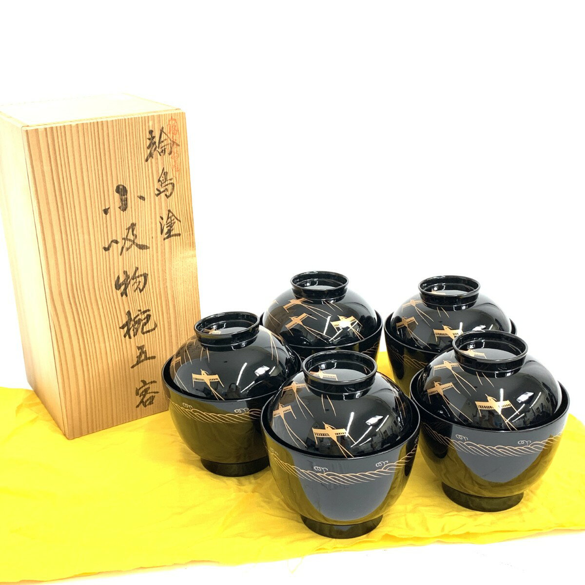 輪島塗 千舟?作 足付き膳 輪島塗 千舟?作 足付き膳 (楽天市場】輪島塗 中古(キッチン