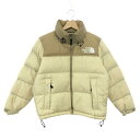 THE NORTH FACE ザノースフェイス ヌプシ ダウンジャケット サイズ:S ベージュ ダウン レディース アウター 【中古】
