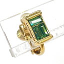 GIVENCHY ジバンシィ イヤリング グリーン×ゴールドカラー カラーストーン レディース アクセサリー 【中古】