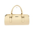 BURBERRY LONDON バーバリーロンドン ハンドバッグ ベージュ 筒型 レディース bag 鞄 【中古】