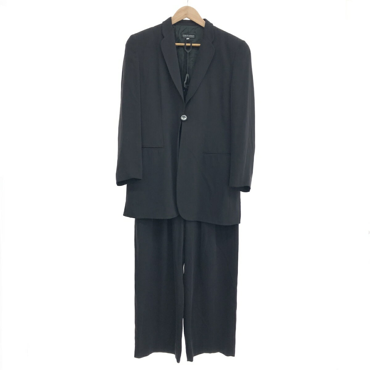 GIORGIO ARMANI ジョルジオアルマーニ アーカイブ セットアップ サイズ:46 ネイビー メンズ 上下セット スーツ フォーマル 紳士服 【中古】