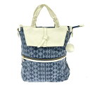 Kanana project カナナプロジェクト リュック ブルー ナイロン レディース リュックサック バックパック bag 鞄 【中古】