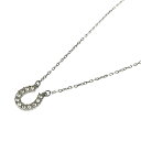 SWAROVSKI スワロフスキー 馬蹄型 ネックレス シルバーカラー レディース アクセサリー 【中古】