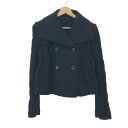 BURBERRY LONDON バーバリーロンドン ニットスリーブショートジャケット ジャケット サイズ:38 ブラック カシミヤウール レディース 【中古】(4)