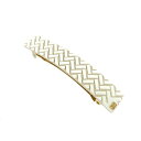 ALEXANDRE DE PARIS アレクサンドル ドゥ パリ バレッタ 良好 ホワイト レジン レディース ヘアーアクセサリー 【中古】