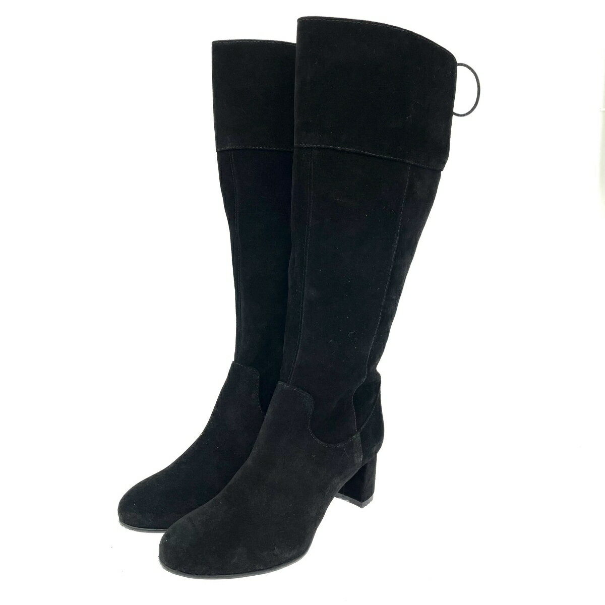 GIRO ジーロ ロング ブーツ 新品同様 表記サイズ:23 1/2 ブラック スエード レディース 靴 シューズ ブーティー boots 【中古】