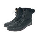 MUKAVA ムカヴァ ショート ブーツ 表記サイズ:23.5 ブラック レディース 靴 シューズ ブーティー boots 【中古】