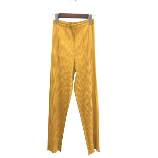 PLEATS PLEASE プリーツプリーズ パンツ サイズ:2 PP43-JF609 イエロー レディース ボトムス マスタ―ド 【中古】 PLEATS PLEASE プリーツプリーズ パンツ サイズ:2 PP43-JF609 イエロー レディース ボトムス マスタ―ド 【中古】