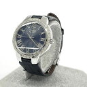 Citizen シチズン ソーラー 腕時計 E031-S110041 ネイビー レザー エコドライブ ダイヤベゼル レディース ウォッチ watch 【中古】