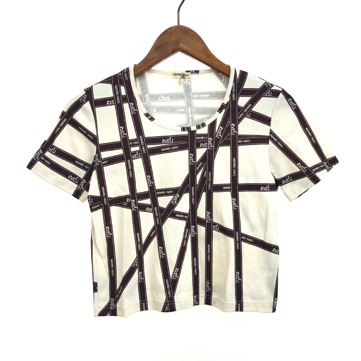 HERMES リボンTシャツ Mサイズ 楽天市場】リボン柄(ブランドエルメス)(Tシャツ・カットソー
