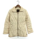 MONCLER モンクレール ダウンジャケット サイズ:0 ベージュ レディース アウター 茶タグ 【中古】