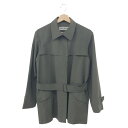 ISSEY MIYAKE イッセイミヤケホワイトレーベル IM42FA009 ジャケット ショートコート カーキ レディース アウター 【中古】