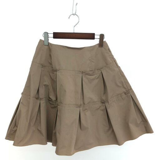 FOXEY NEW YORK フォクシーニューヨーク フレア スカート 大きいサイズ:42 26226 ベージュ レディース ボトムス 【中古】 FOXEY NEW YORK フォクシーニューヨーク フレア スカート 大きいサイズ:42 26226 ベージュ レディース ボトムス 【中古】