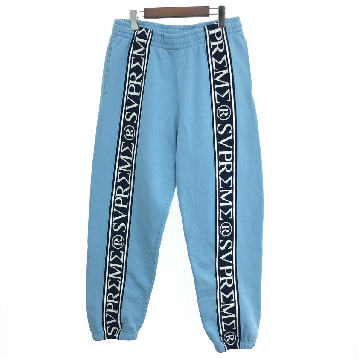 SUPREME シュプリーム パンツ サイズ:M Roman Sweatpant 23ss ブルー メンズ【中古】