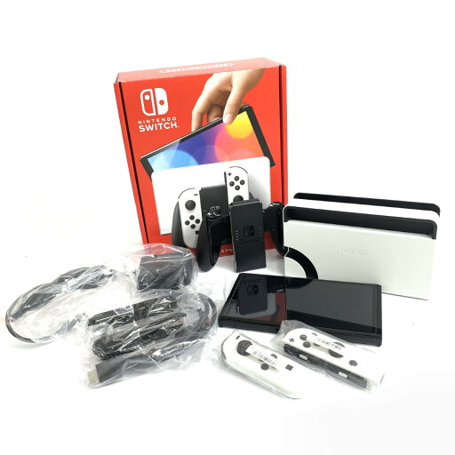Nintendo Switch 任天堂 スイッチ本体 有機EL/HEG-S-KAAAA ホワイト 【中古】 Nintendo Switch 任天堂 スイッチ本体 有機EL/HEG-S-KAAAA ホワイト 【中古】