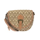 ANNA SUI アナスイ ショルダーバッグ 良好 ジャガード ベージュ レディース【中古】