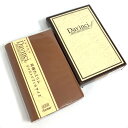 ダヴィンチ Davinci 手帳 カバー 未使用品 本革製/レザー/ジャストリフィルサイズ システム手帳 JDP3009C ブラウン 【中古】