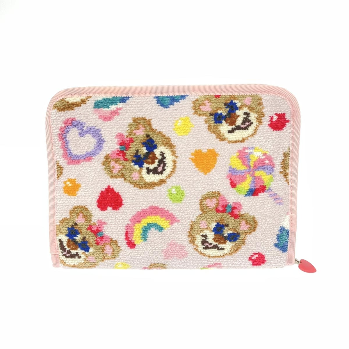 FEILERLOVERARY BY FEILER ラブラリー バイ フェイラー マルチケース/ハッピーポップニナ 美品 シェニー織り ピンク レディース【中古】のサムネイル