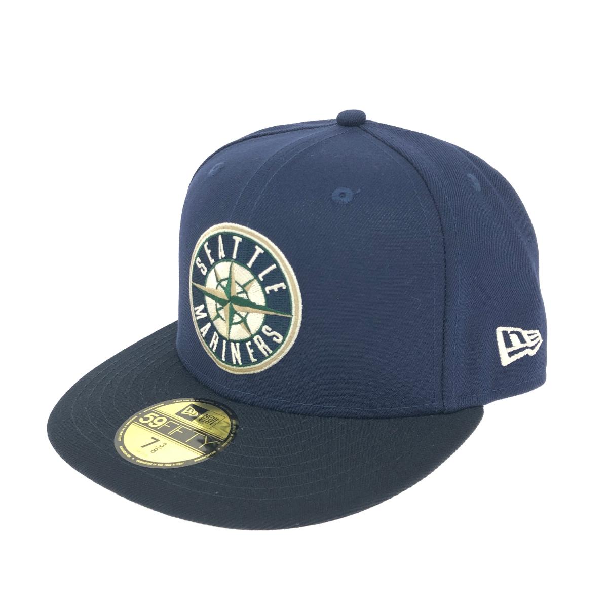 ★楽天スーパーセール対象★ NEW ERA ニューエラ キャップ/MLB/シアトルマリナーズ 新品同様 ポリエステル ネイビー ユニセックス【中古】