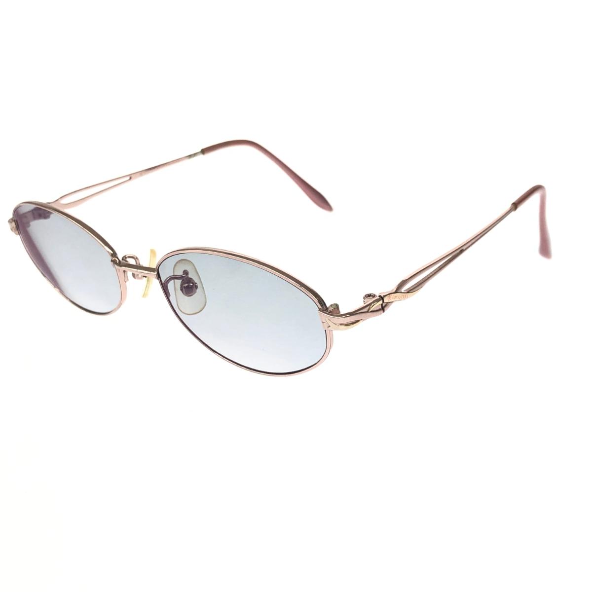 YUMI KATSURA ユミカツラ メガネ/メガネフレーム チタン/ローズ YK379 ピンク 【中古】