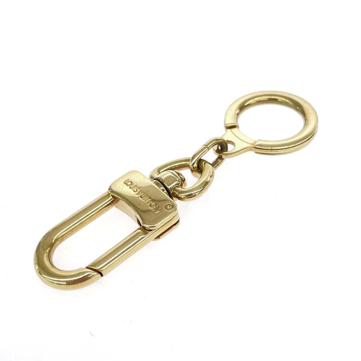 LOUIS VUITTON ルイヴィトン アノクレ/ドレ キーリング 良好 M62698 ゴールドカラー ユニセックス【中古】