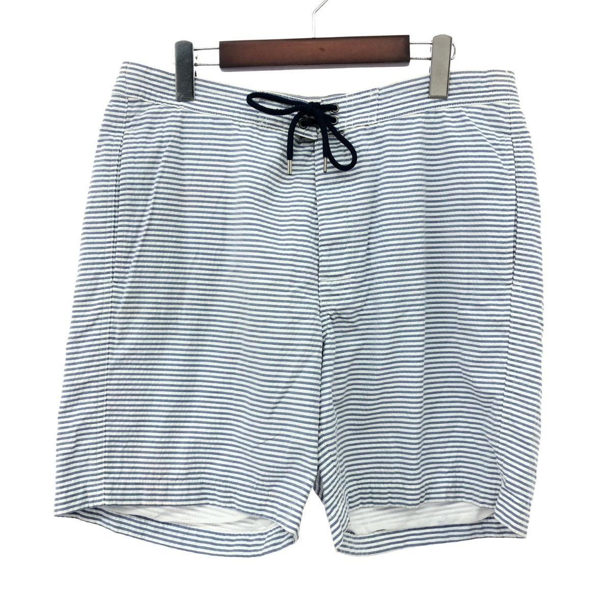 Brooks ブルックス スウィムショーツ/ストライプ 良好 サイズ:M ブルー メンズ【中古】(4)
