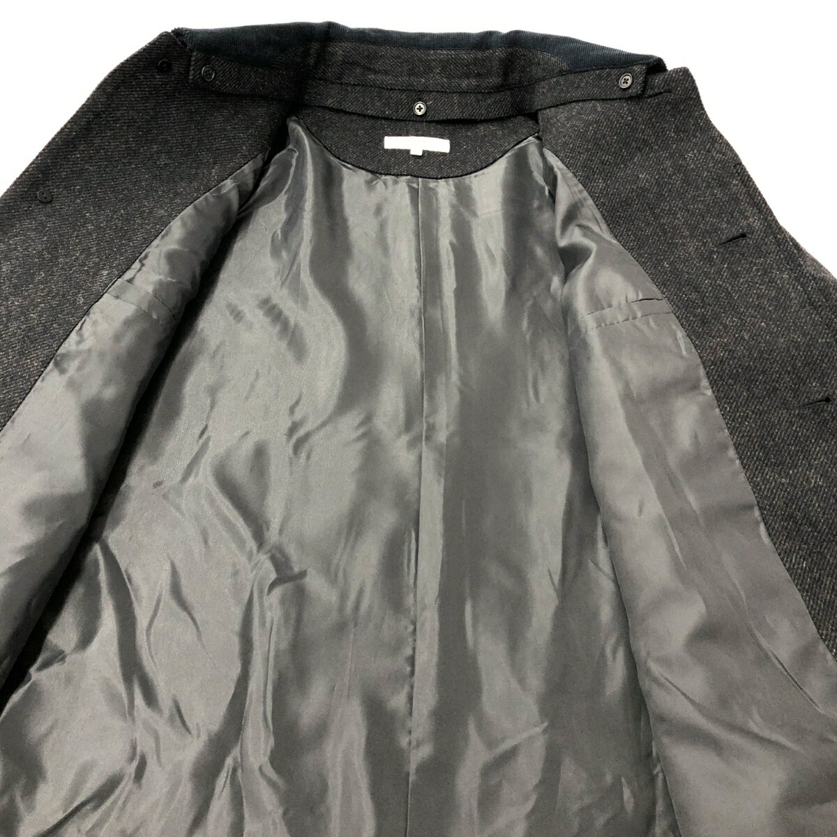 A day in the life UNITED ARROWS アデイインザライフユナイテッドアローズ ツイードコート 良好 L 6225-699-0780 ブラック メンズ【中古】