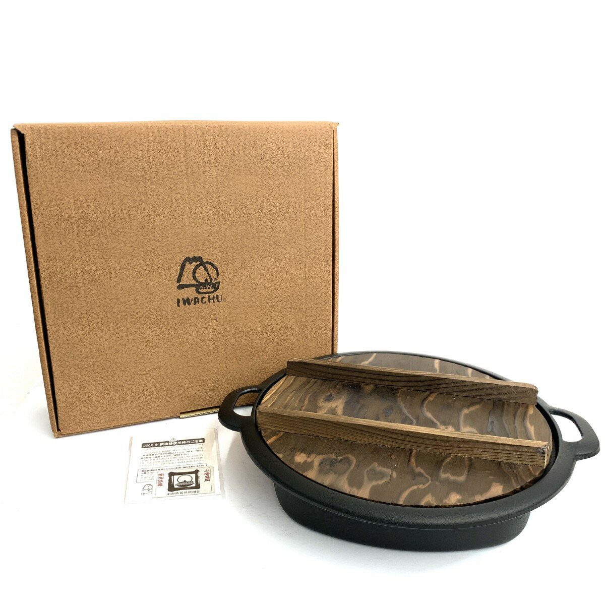 岩鋳 IWACHU 南部鉄器/すき焼兼用餃子鍋 未使用品 【中古】