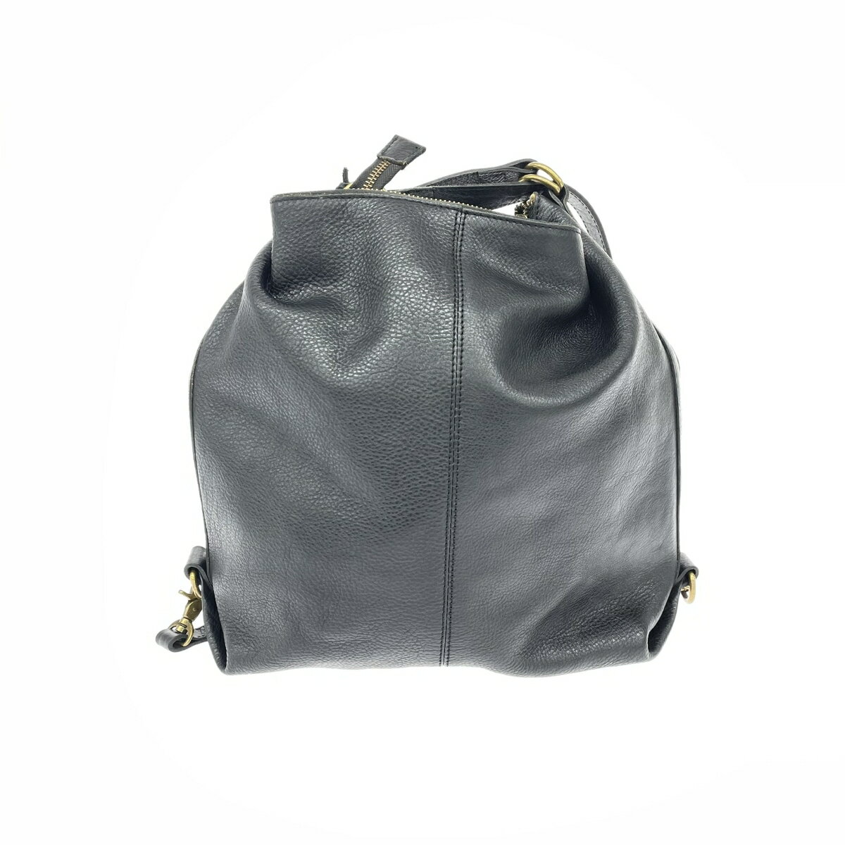 Sabet サベット マルチウェイリュック ベジタブルタンニンレザー ブラック レディース【中古】