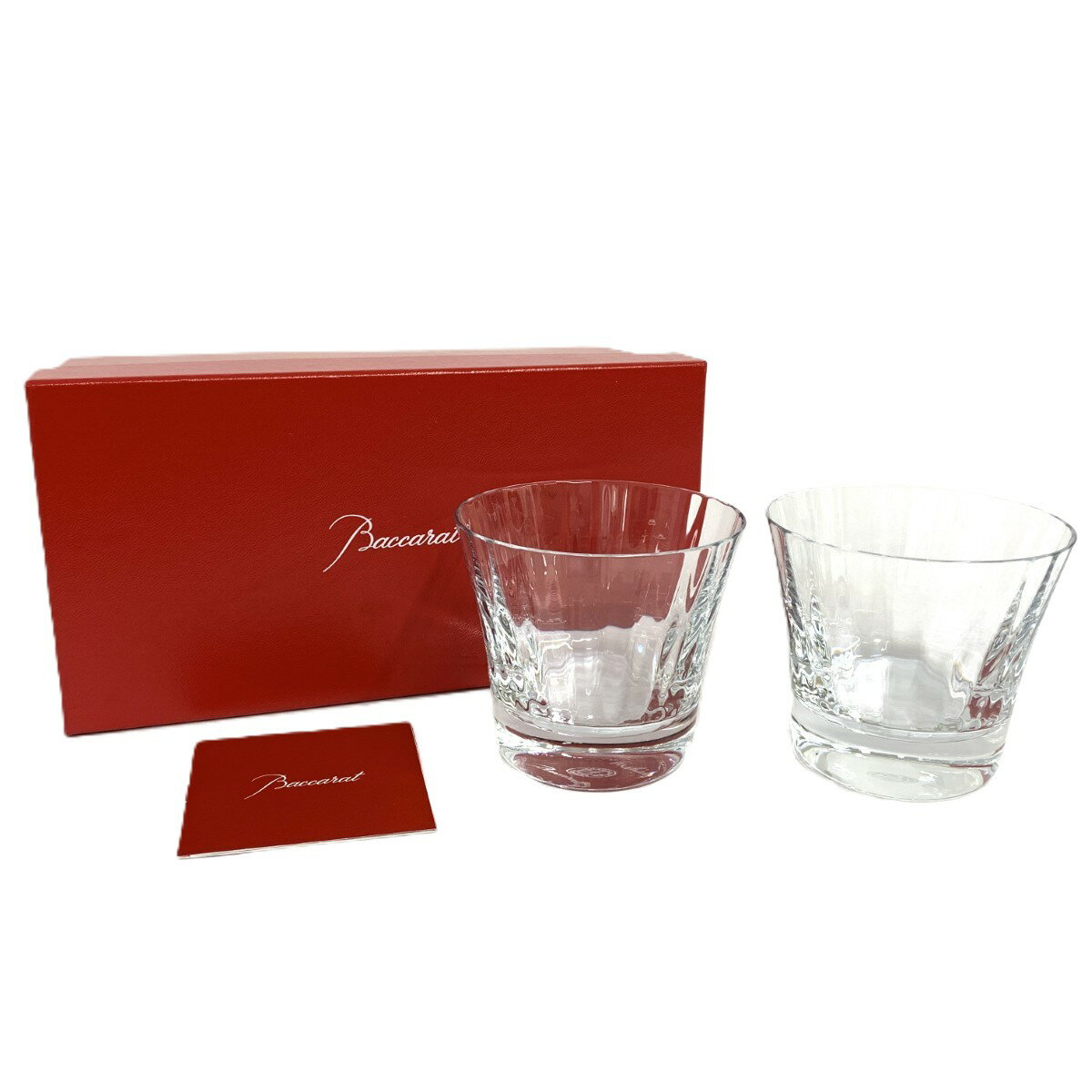 Baccarat バカラ ミルニュイ/2客セット 良好 グラス クリア 【中古】