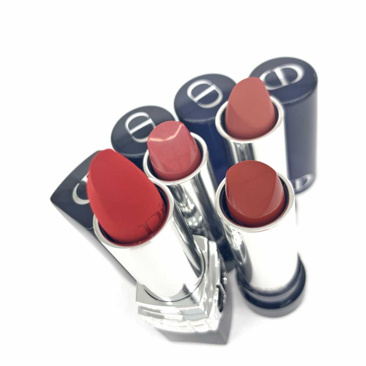 Christian Dior クリスチャンディオール ミノディエールマキアージュ リップスティック 内容量:3.5g×4 新品同様 レッド レディース 【中古】