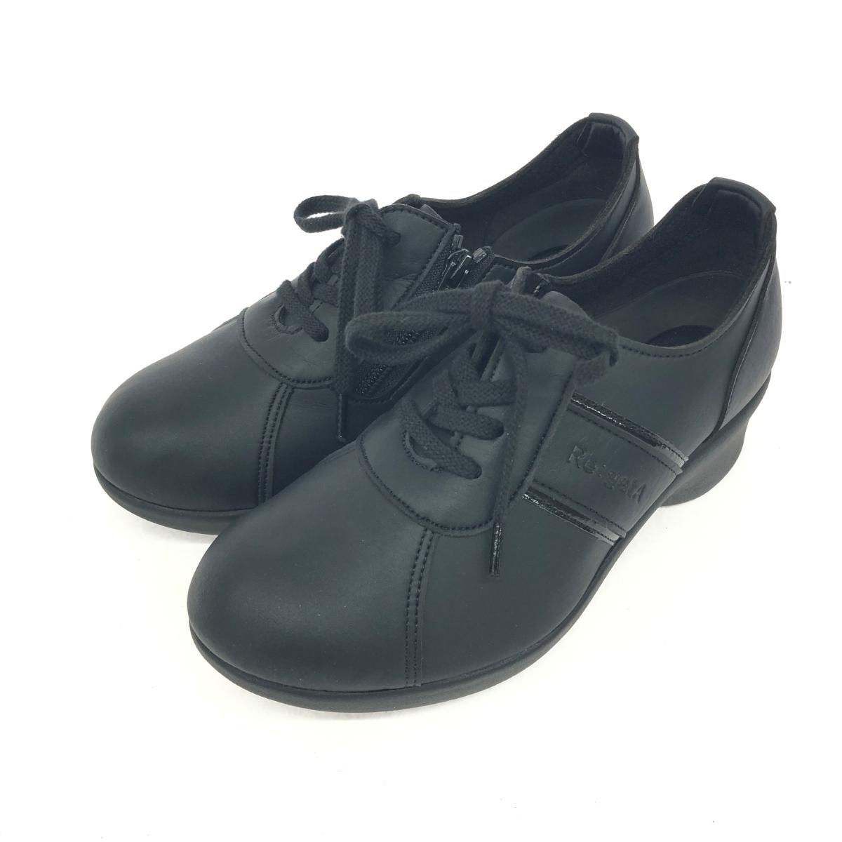 Re:getA リゲッタ シューズ 美品 表記サイズ:M　22.5-23.0 ブラック レディース【中古】