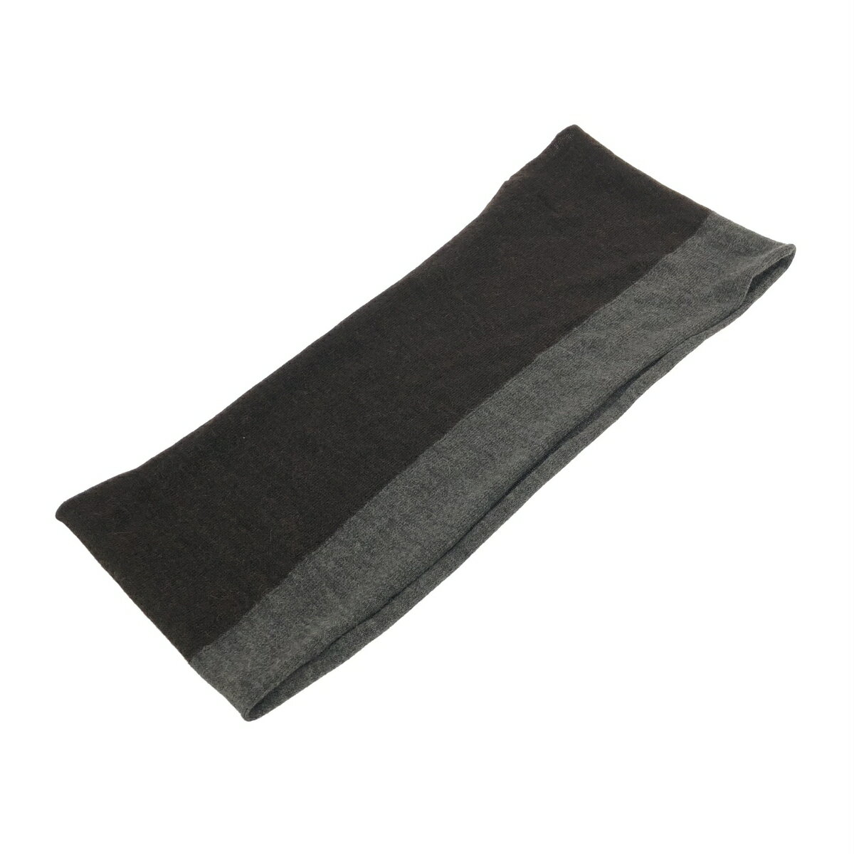 Calimar カリマール スヌード イタリア製/アクリル×アルパカ×ウール ヴィンテージ品 グレー/ブラウン ..