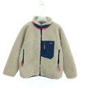 リサイクル ティファナで買える「patagonia パタゴニア ボアフリースジャケット/レトロX 良好 サイズ:XS STY65625FA21 ベージュ キッズ【中古】」の画像です。価格は8,800円になります。