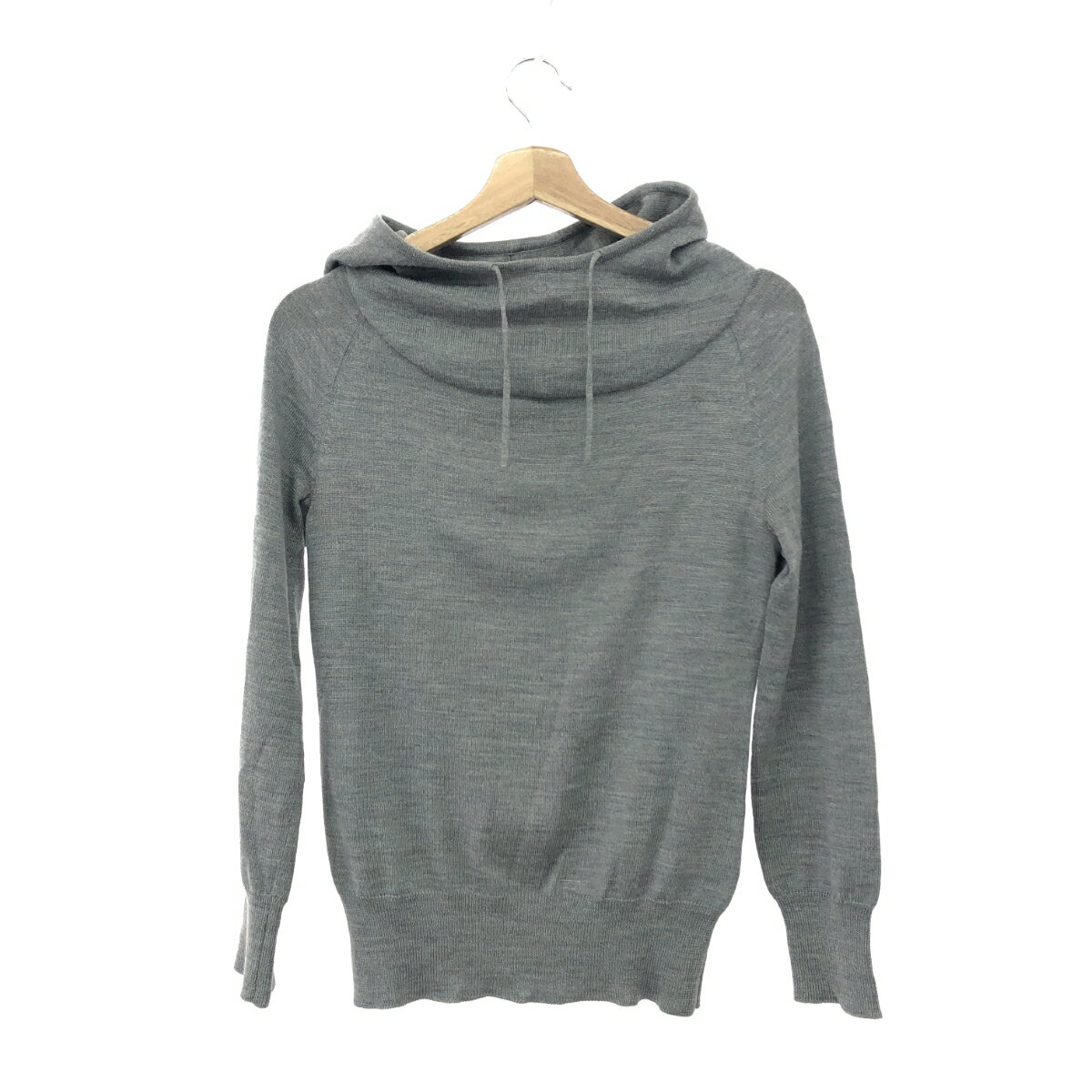 VIVIENNE TAM ヴィヴィアンタム ニットパーカー 良好 サイズ:0 龍/ドラゴン グレー レディース【中古】