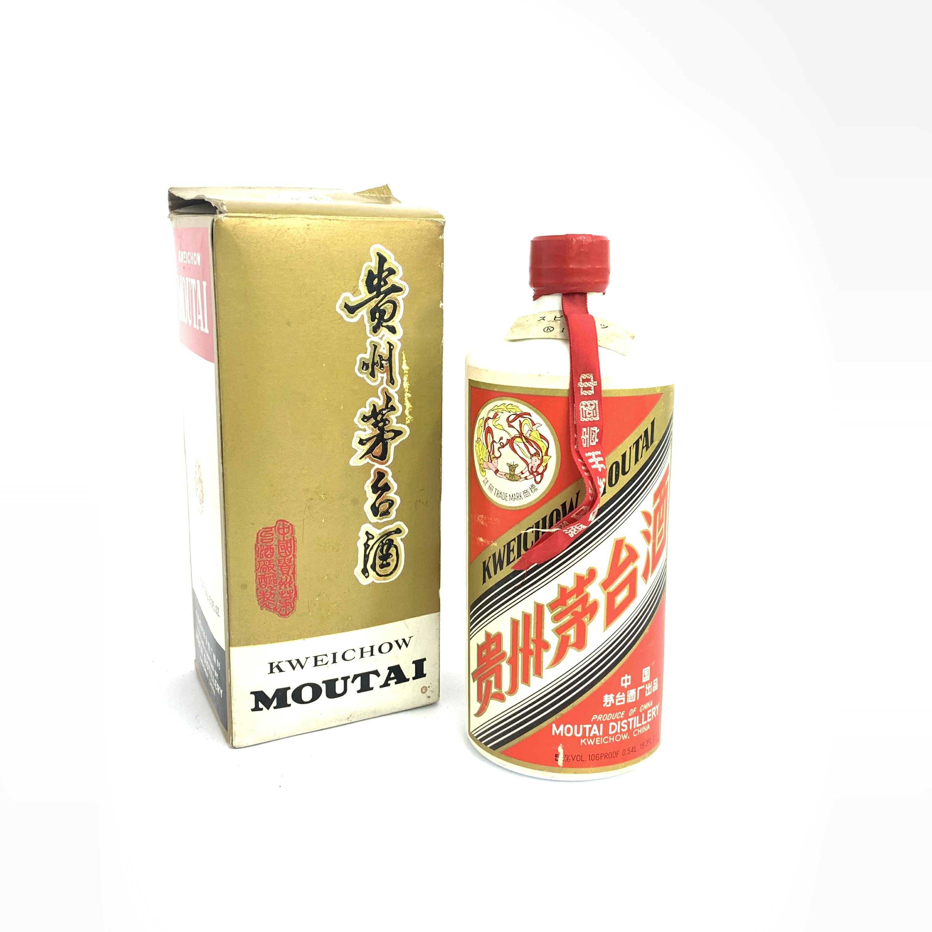 貴州茅台酒 マオタイ酒 KWEICHOWMOUTAI 天女ラベル 540ml53° ユニセックス【中古】