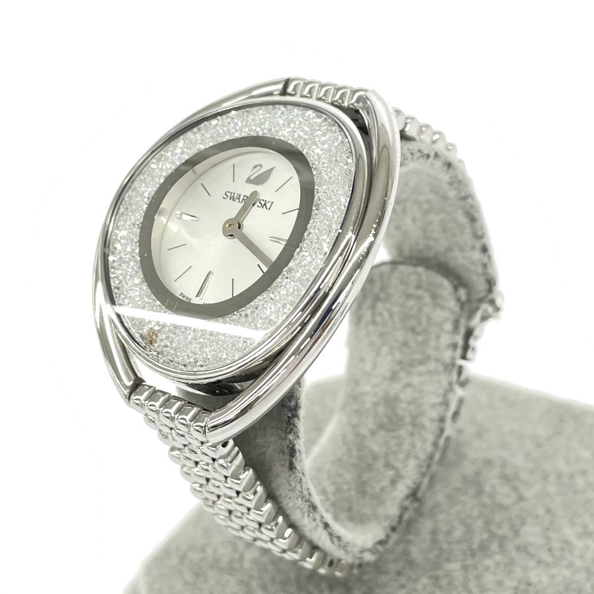 SWAROVSKI スワロフスキー クォーツ 腕時計 クリスタルライン/パヴェ/SS/ 5181008 シルバーカラー レデ..