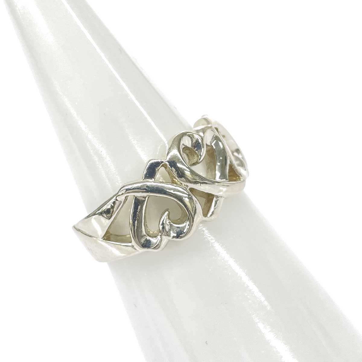 TIFFANY&Co. ティファニー SVリング/トリプルラビングハート 925/ シルバーカラー レディース【中古】