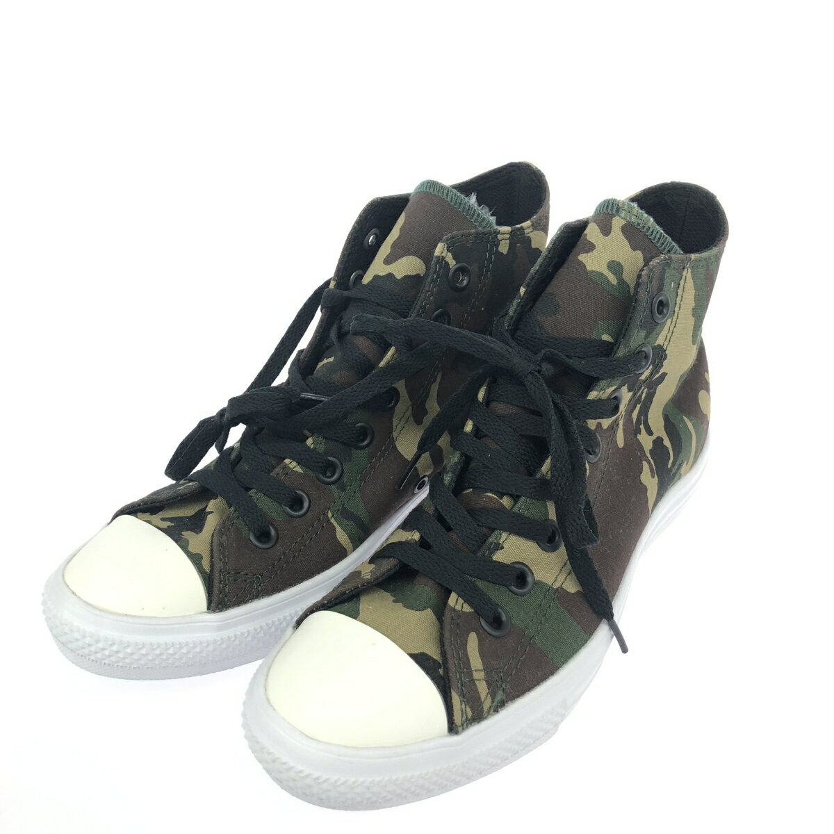CONVERSE コンバース ハイカットスニーカー/オールスター チャックテイラー 未使用品 表記サイズ:25 迷彩 カーキ ユニセックス【中古】