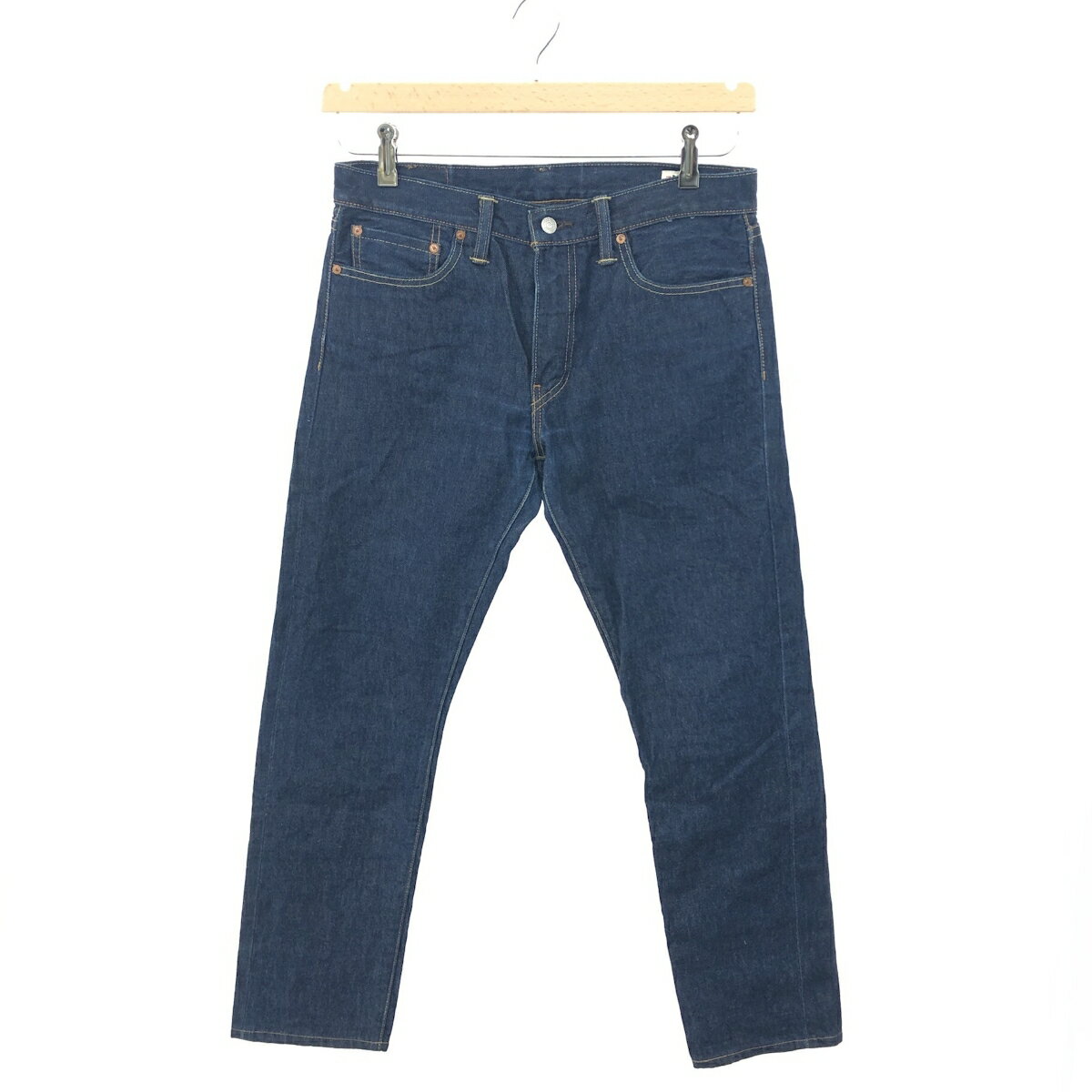 LEVI`S リーバイス デニムパンツ サイズ:W33 L32 USA製/コットン/ジーンズ 511/ボタン裏5115 ネイビー メンズ【中古】