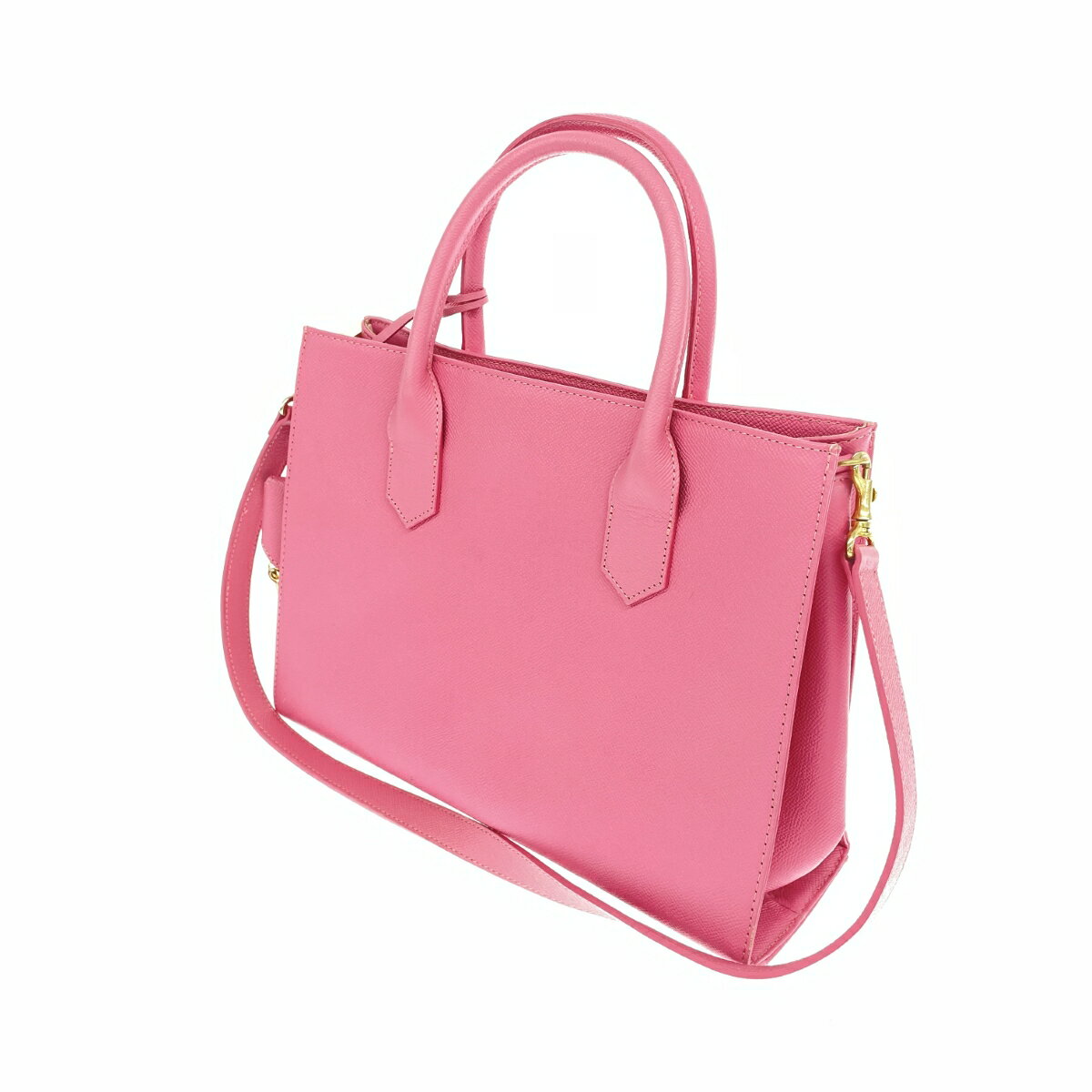 Samantha Thavasa サマンサタバサ 2WAYトートバッグ ラインストーン レザー ピンク レディース【中古】