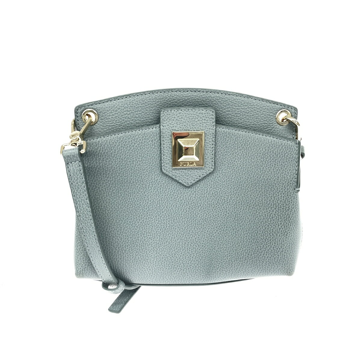 Rakuten - FURLA フルラ アナミニクロスボディ レザー ライトブルー ブルー レディース【中古】